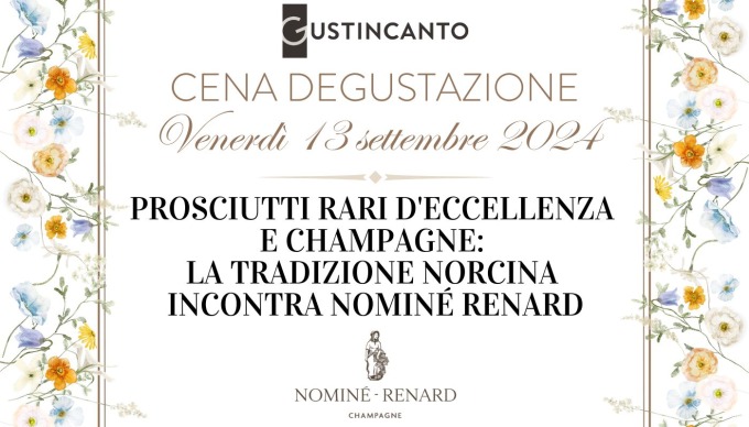 Prosciutti rari d'eccellenza e Champagne: la tradizione norcina incontra Nominé Renard