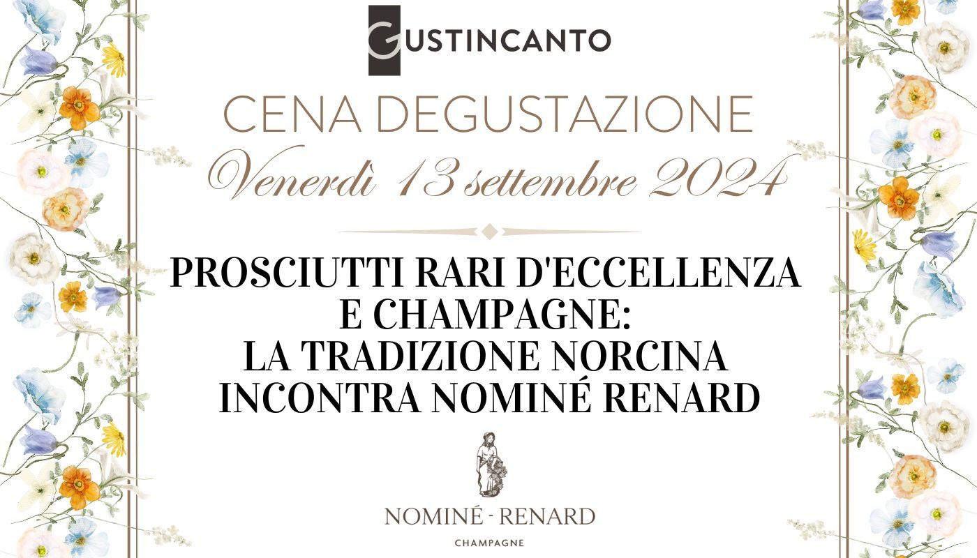 Prosciutti rari d'eccellenza e Champagne: la tradizione norcina incontra Nominé Renard